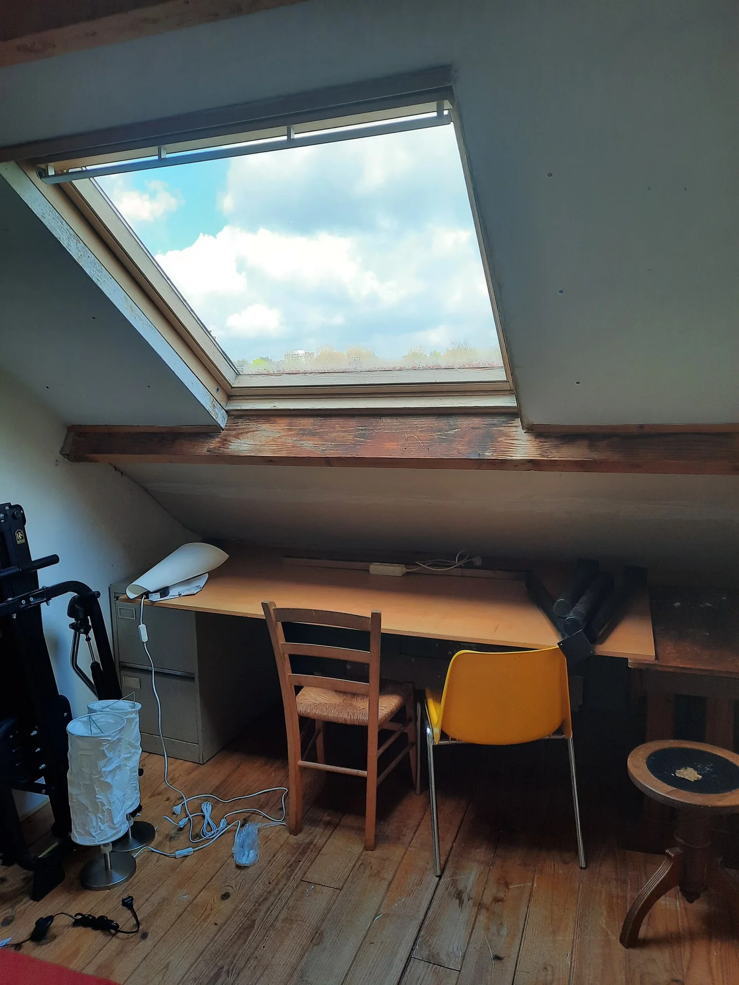 geblurde versie van de foto als achtergrond