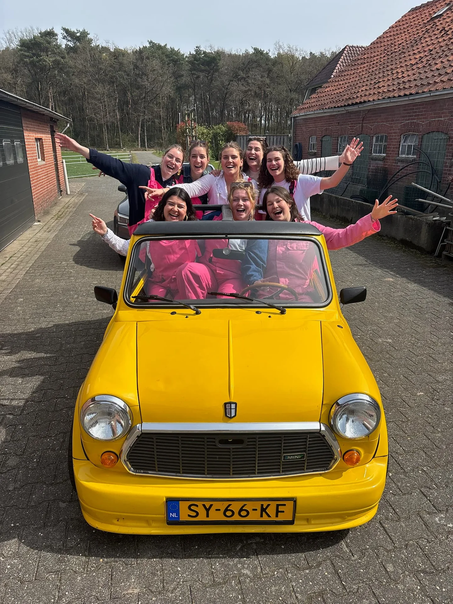 geblurde versie van de foto als achtergrond