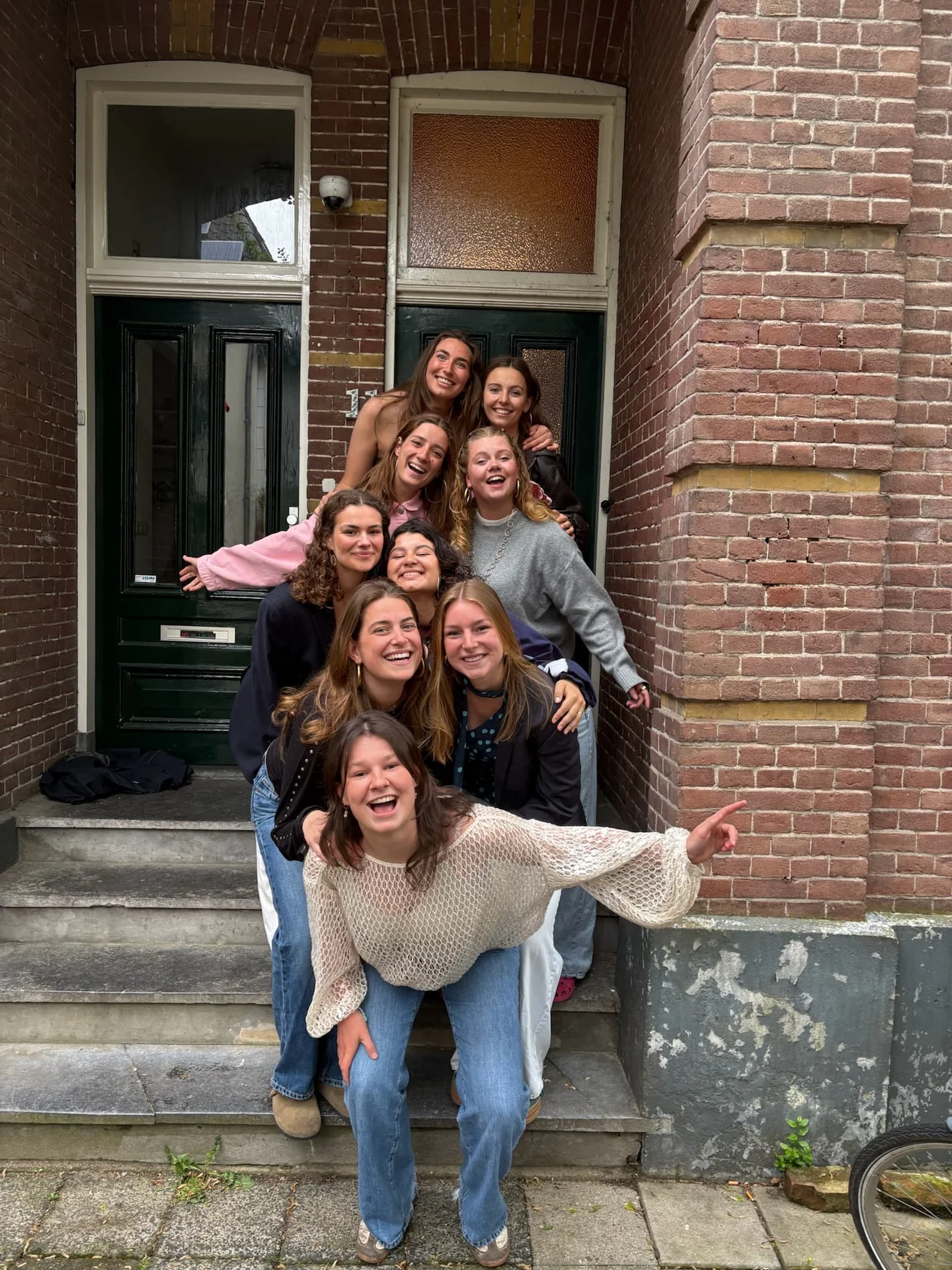 geblurde versie van de foto als achtergrond