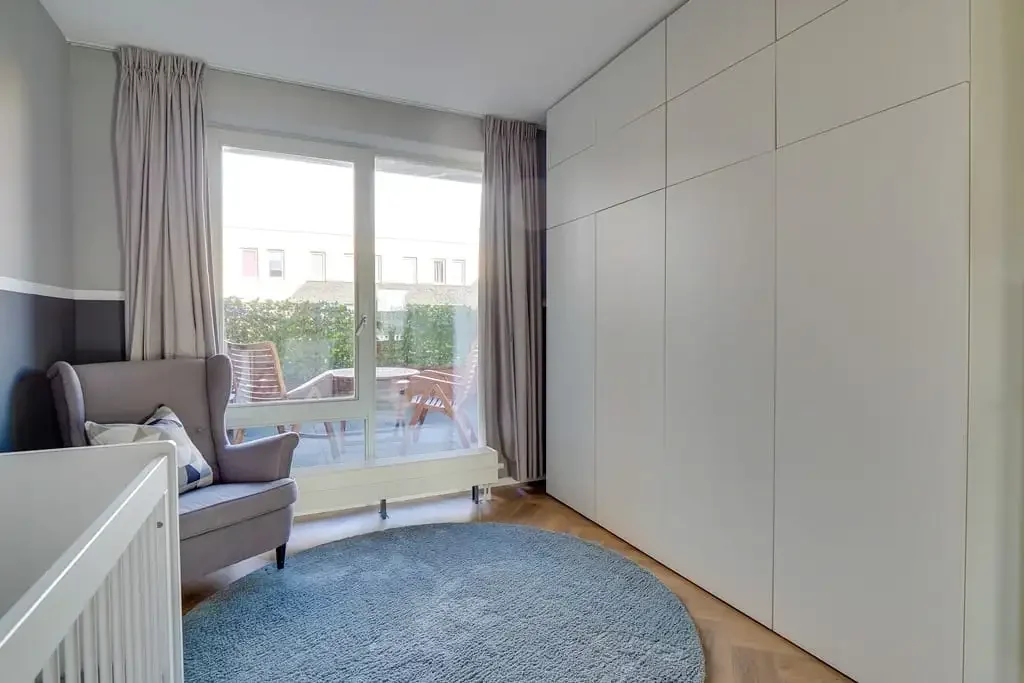 geblurde versie van de foto als achtergrond