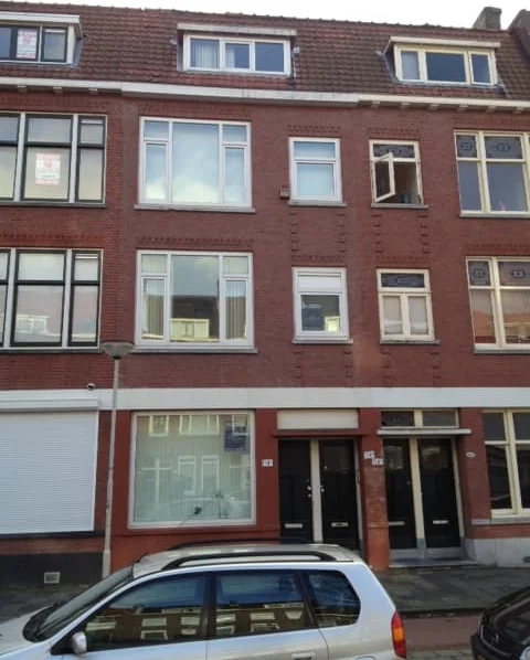 geblurde versie van de foto als achtergrond