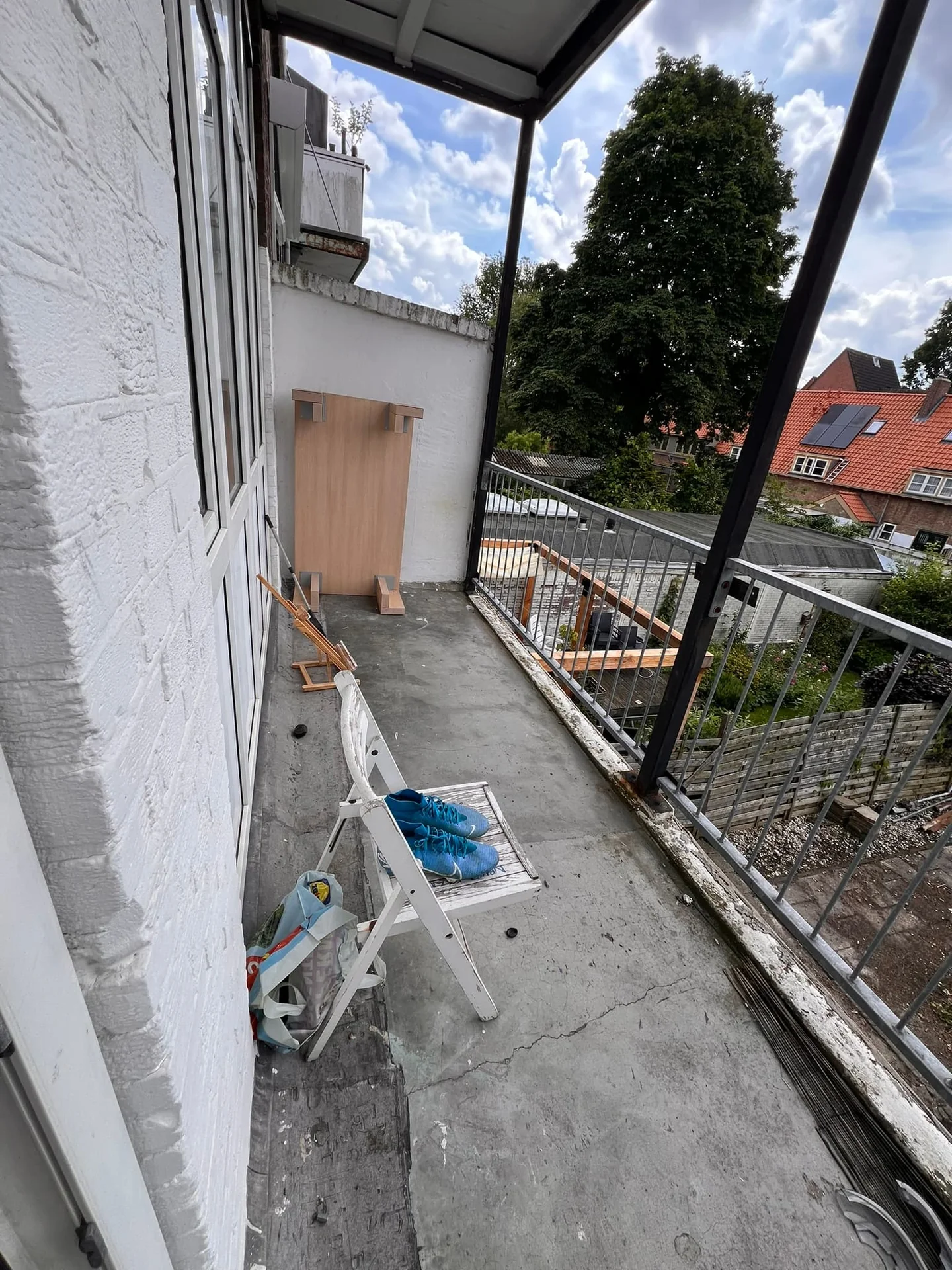 geblurde versie van de foto als achtergrond
