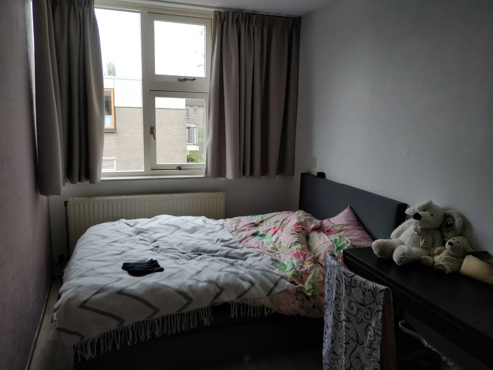geblurde versie van de foto als achtergrond