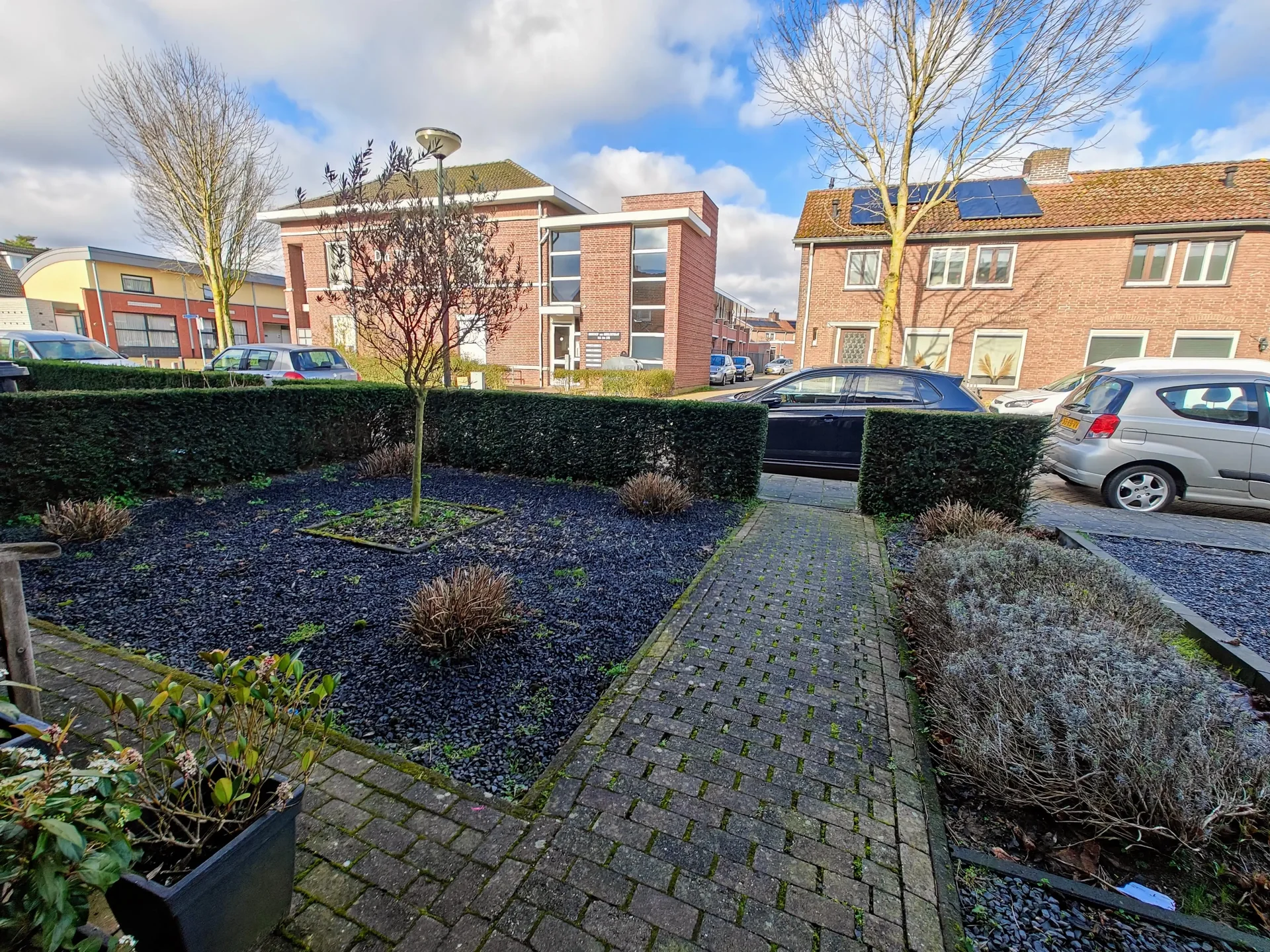 geblurde versie van de foto als achtergrond