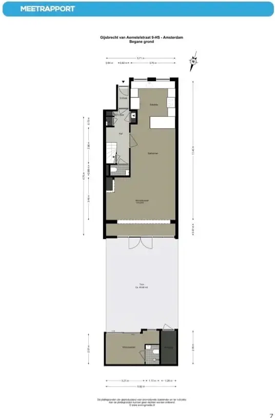 Foto van de Appartement gelegen aan de Gijsbrecht van Aemstelstraat in Amsterdam
