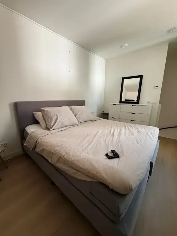 geblurde versie van de foto als achtergrond