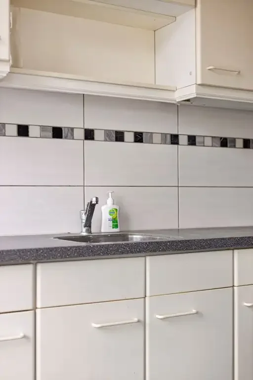 geblurde versie van de foto als achtergrond