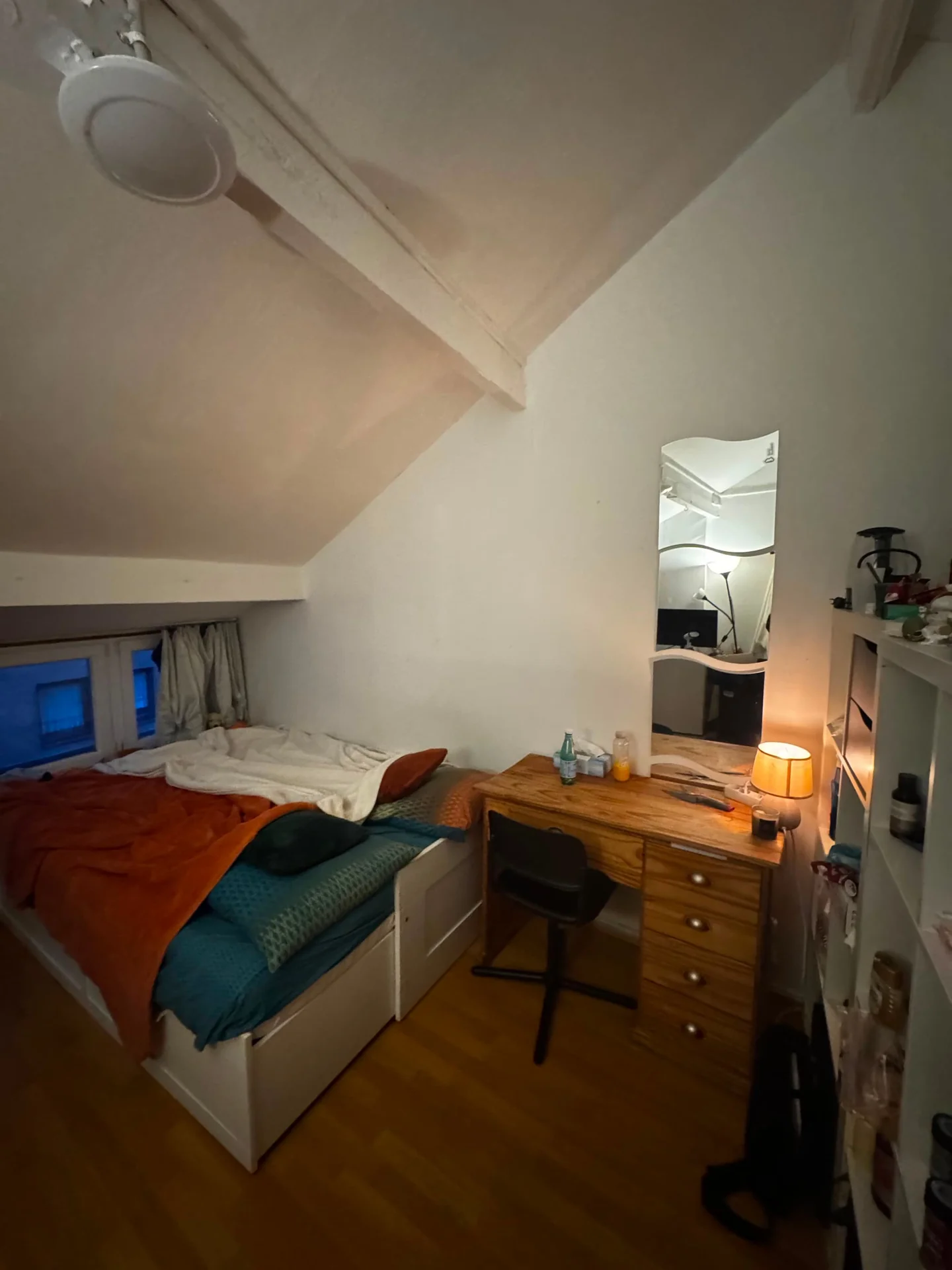 geblurde versie van de foto als achtergrond