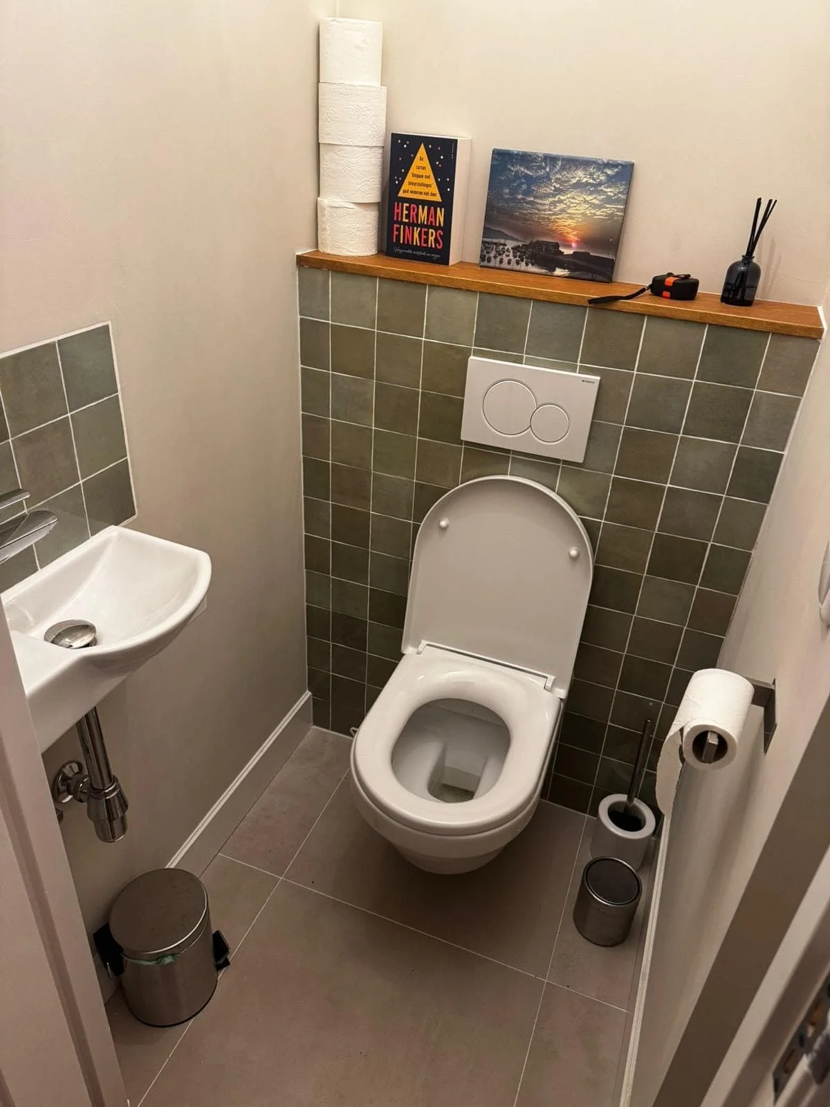 geblurde versie van de foto als achtergrond