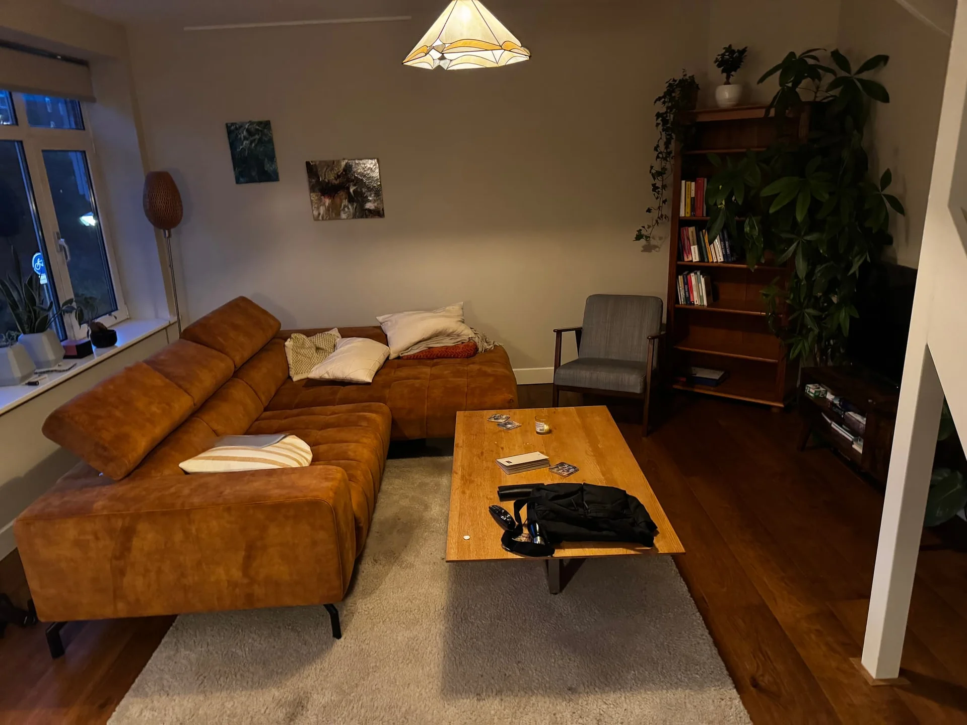 geblurde versie van de foto als achtergrond