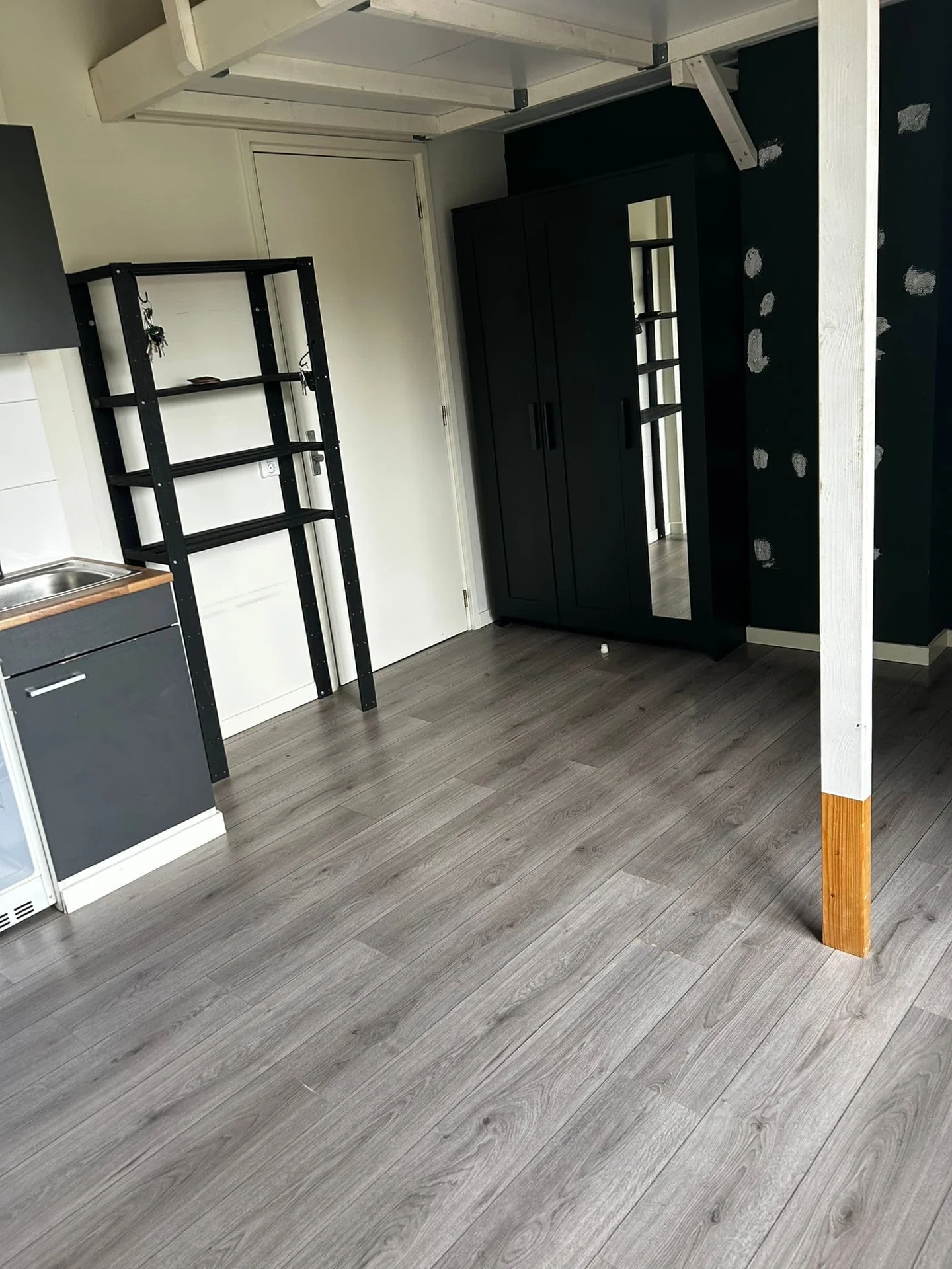 geblurde versie van de foto als achtergrond