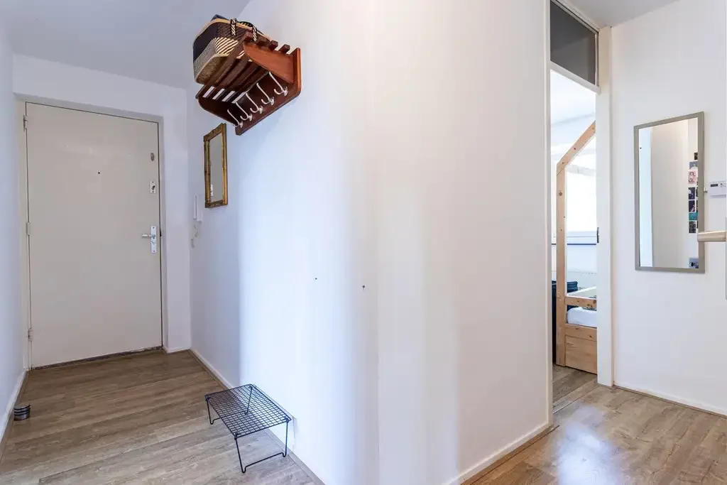 geblurde versie van de foto als achtergrond