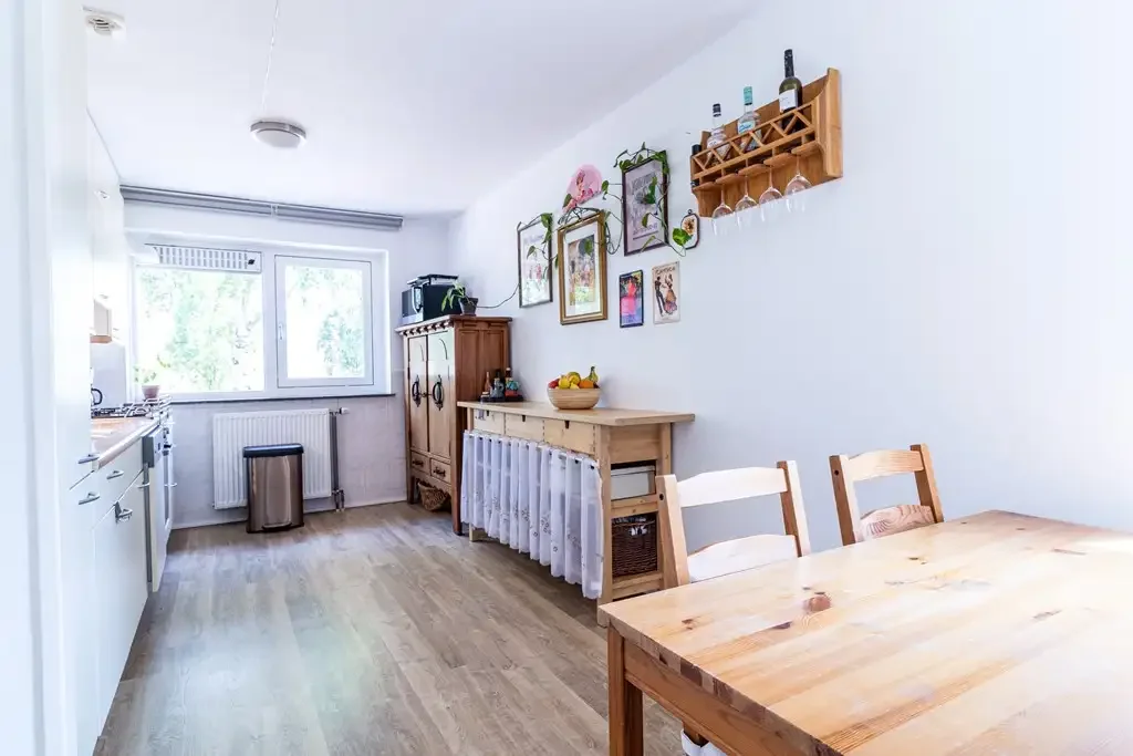 geblurde versie van de foto als achtergrond