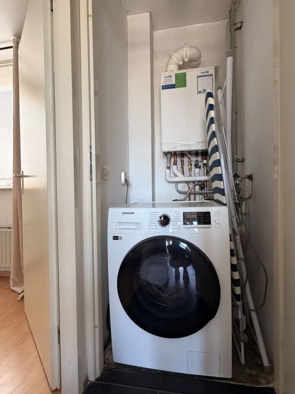 geblurde versie van de foto als achtergrond