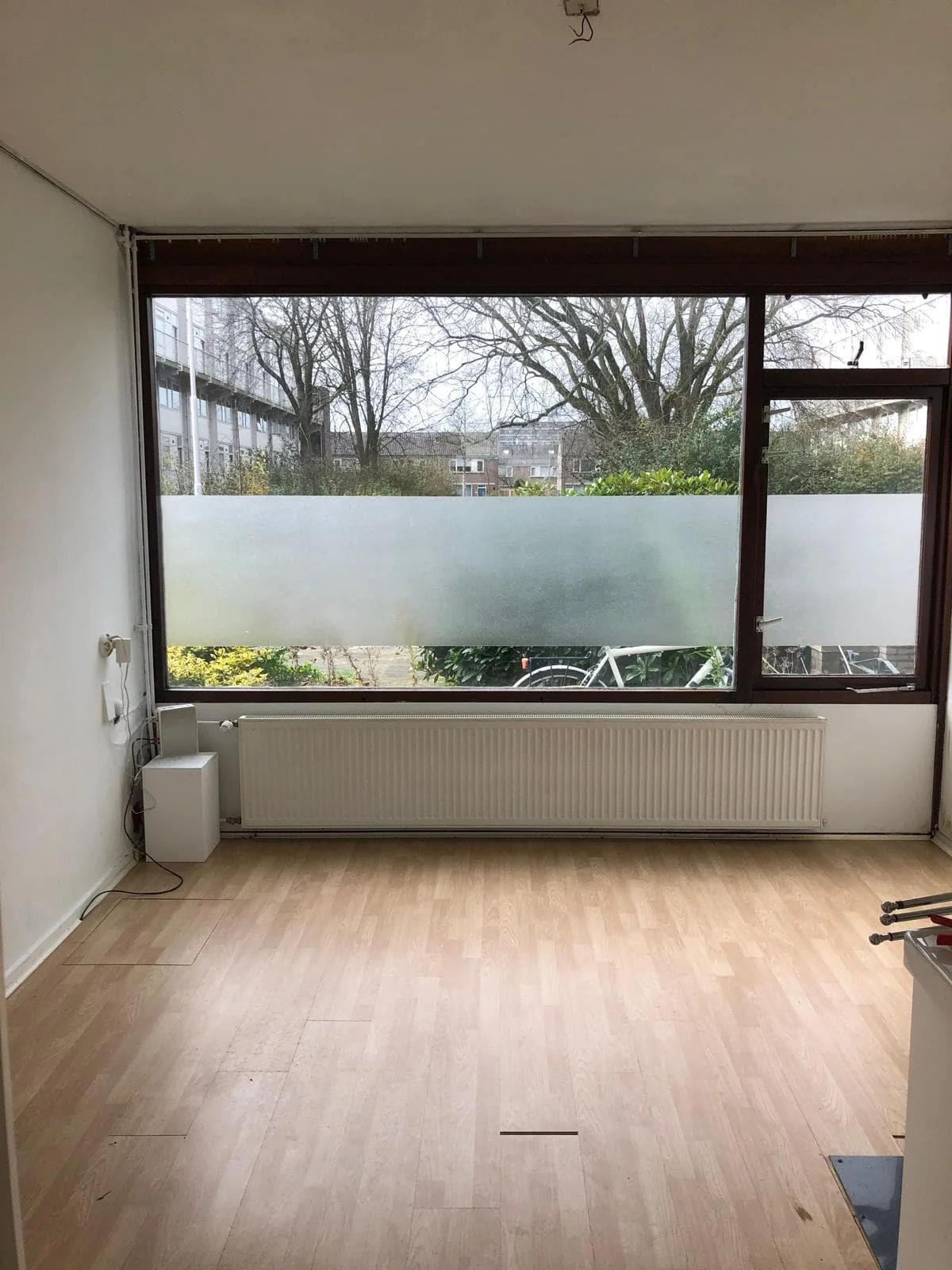 geblurde versie van de foto als achtergrond