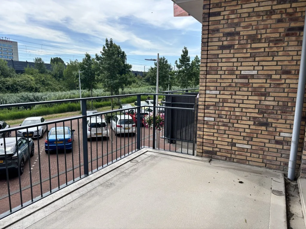 geblurde versie van de foto als achtergrond