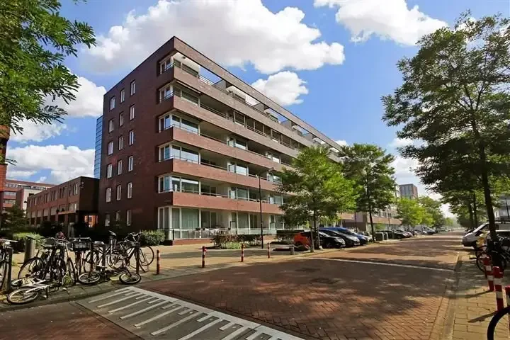 geblurde versie van de foto als achtergrond