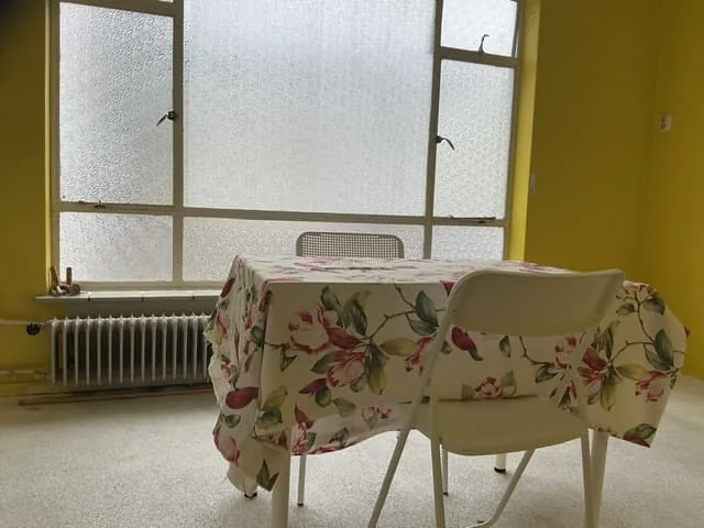 geblurde versie van de foto als achtergrond