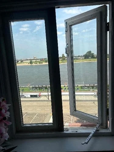 geblurde versie van de foto als achtergrond