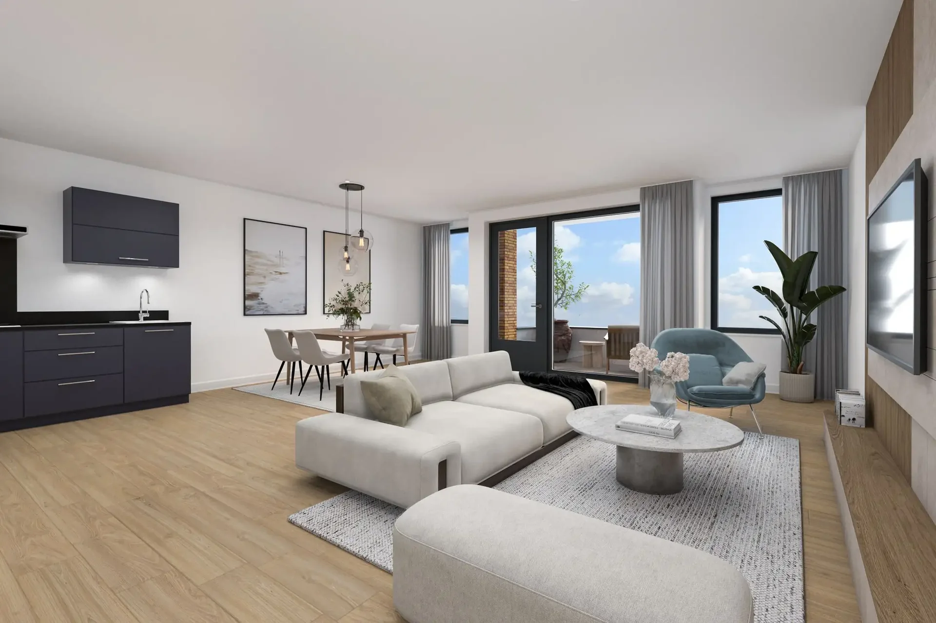 Foto van de Appartement gelegen aan de De Kwinkelier in Bilthoven