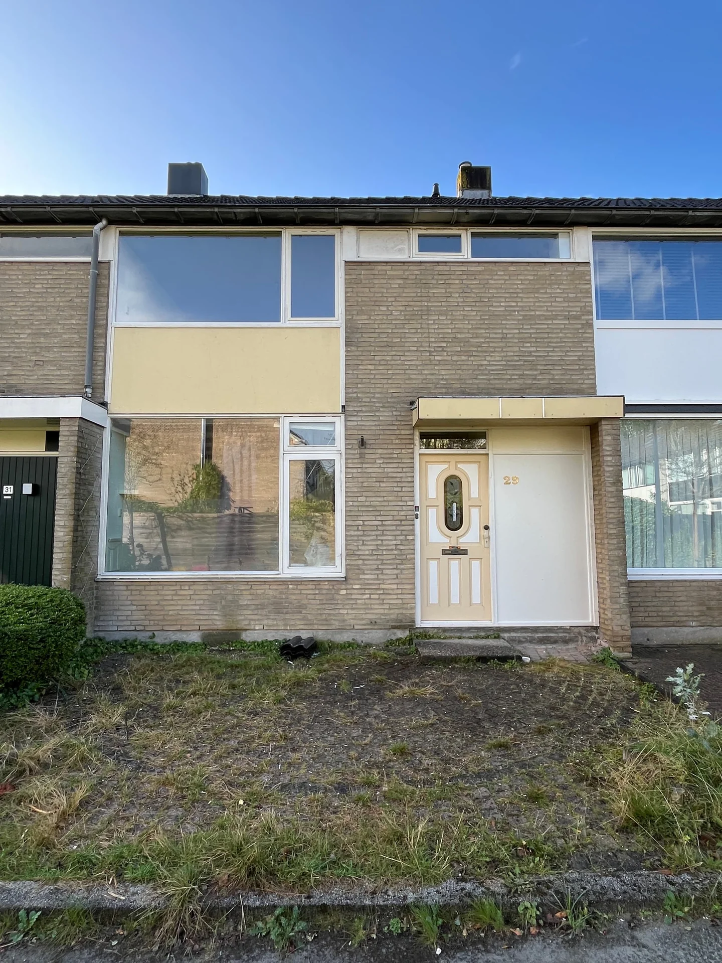 geblurde versie van de foto als achtergrond