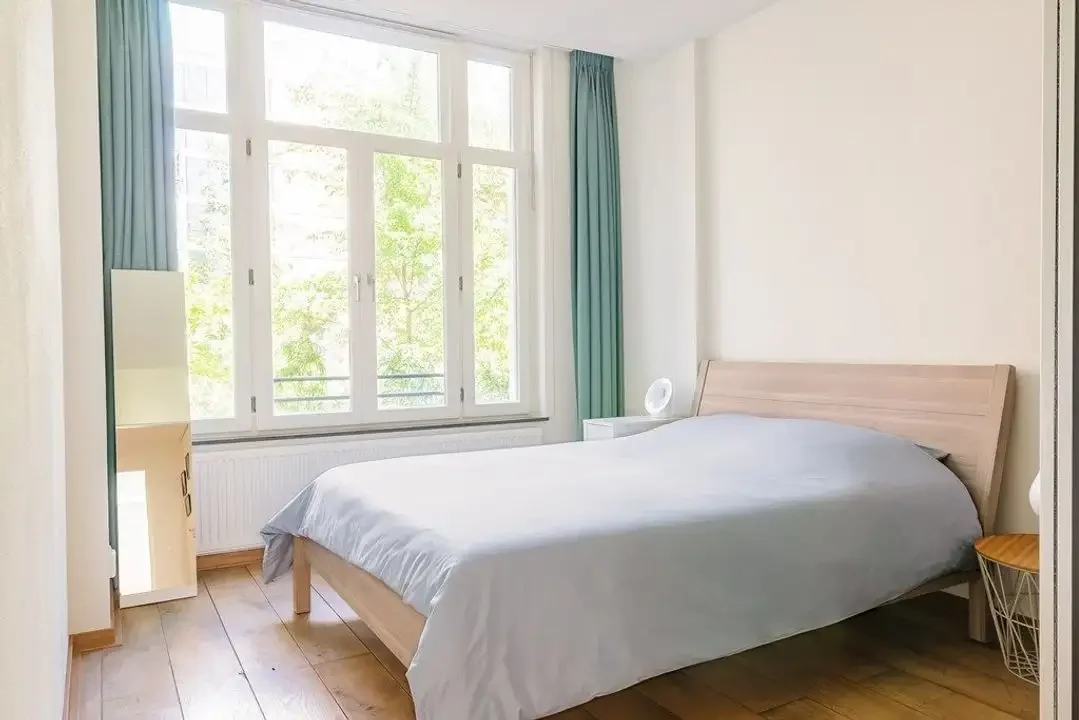 geblurde versie van de foto als achtergrond