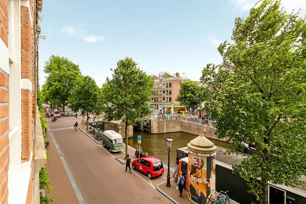 geblurde versie van de foto als achtergrond