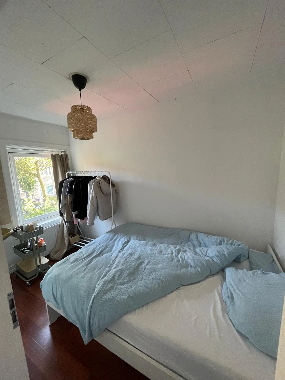geblurde versie van de foto als achtergrond
