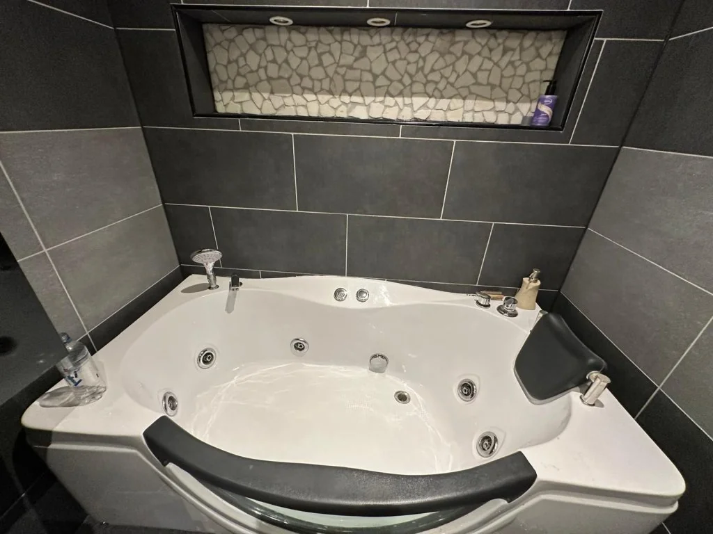 geblurde versie van de foto als achtergrond