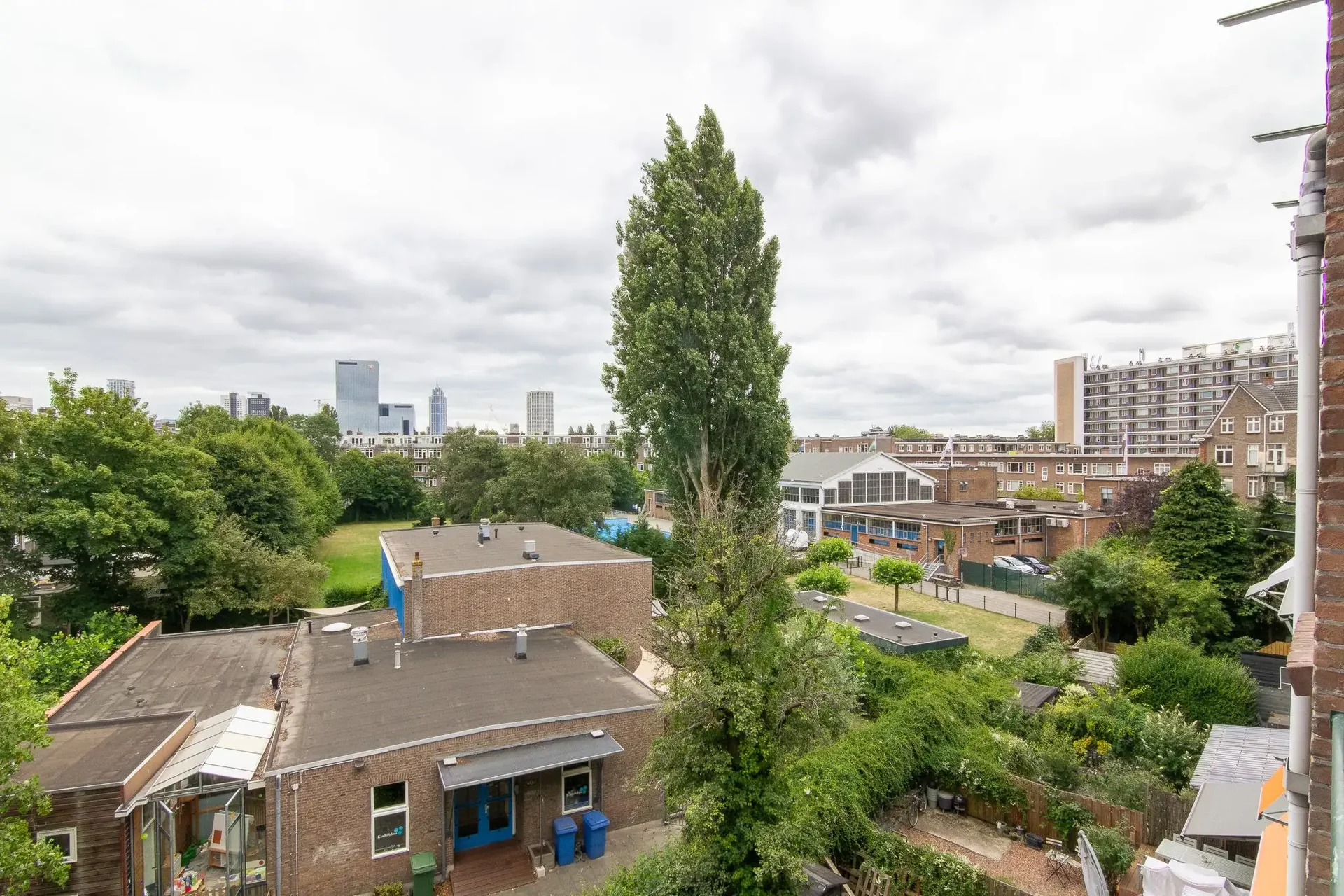 geblurde versie van de foto als achtergrond