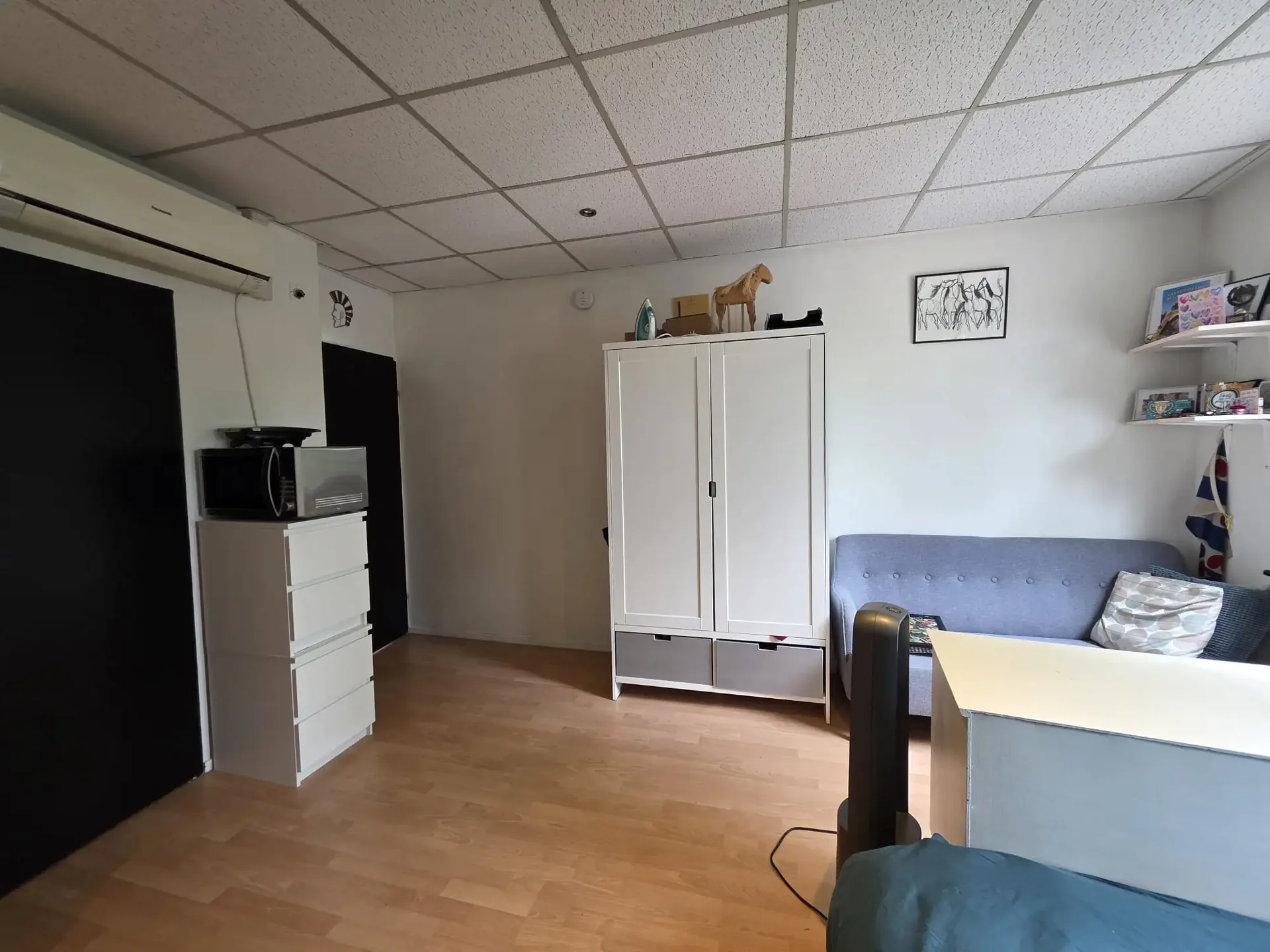 geblurde versie van de foto als achtergrond