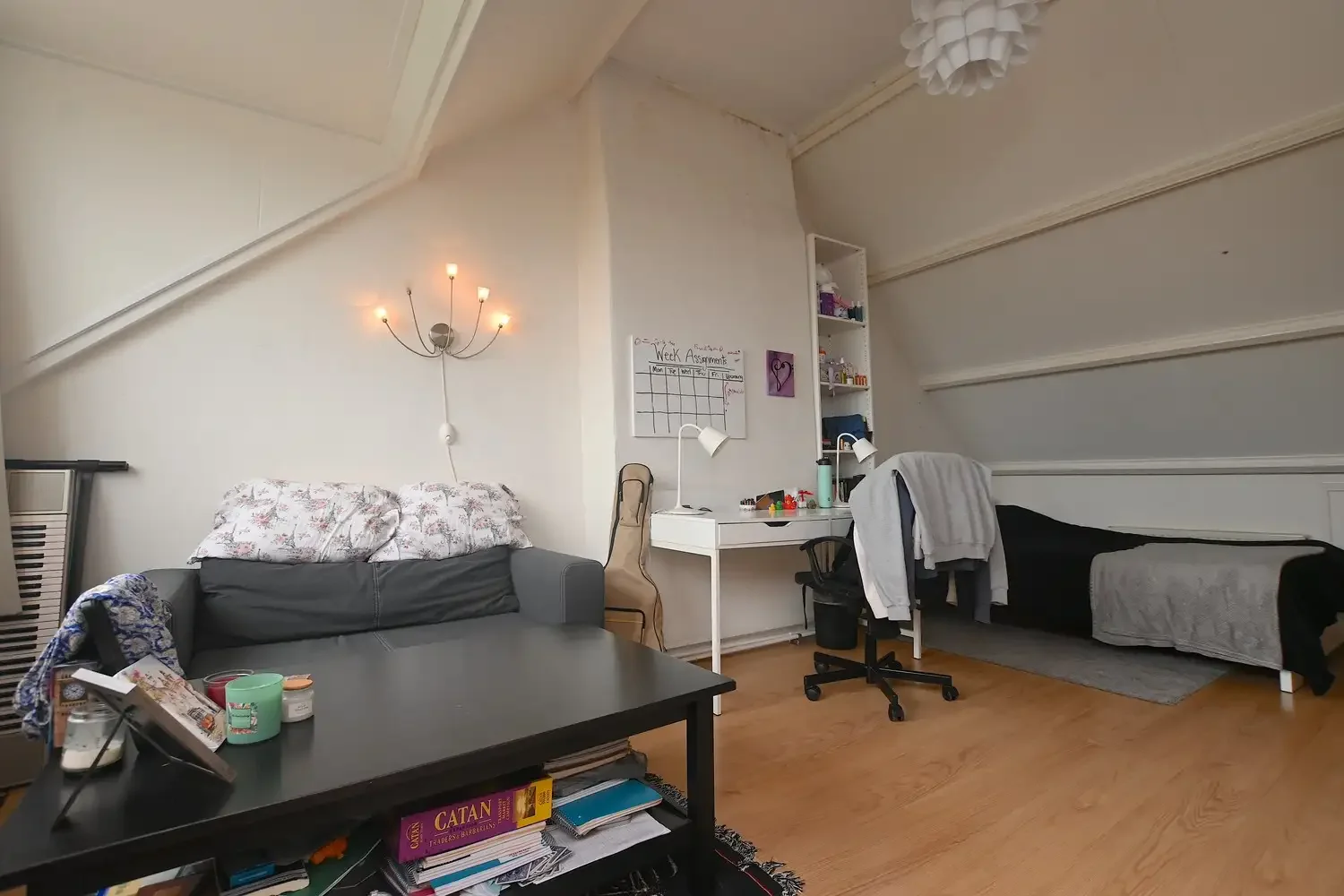 geblurde versie van de foto als achtergrond