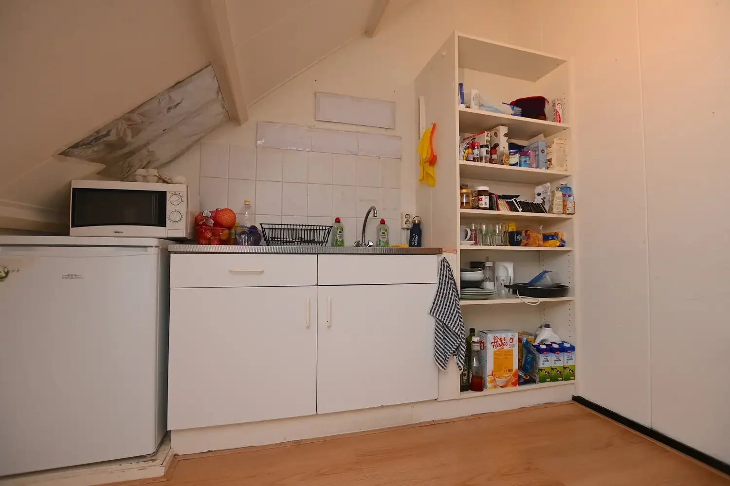 geblurde versie van de foto als achtergrond