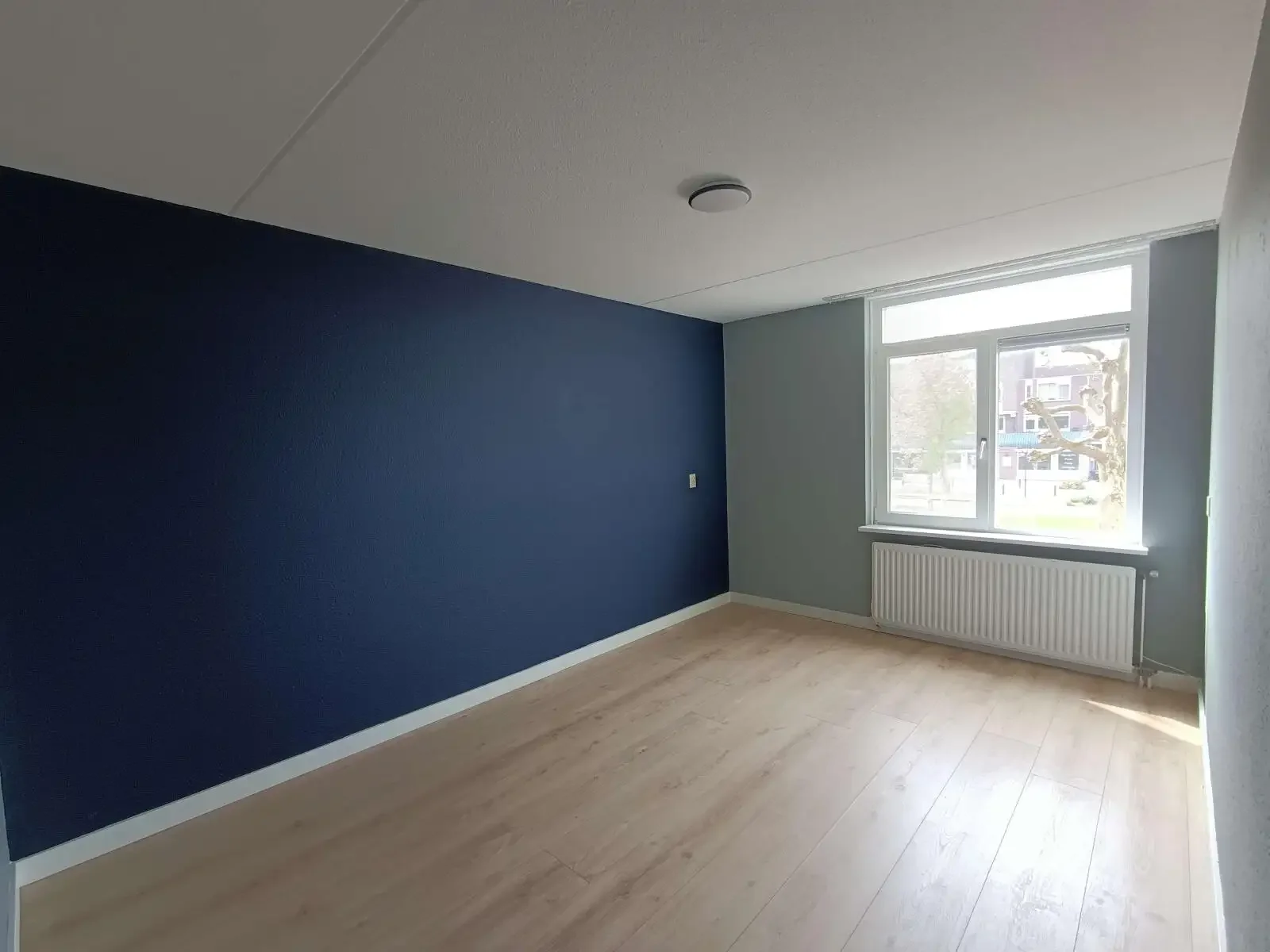 geblurde versie van de foto als achtergrond