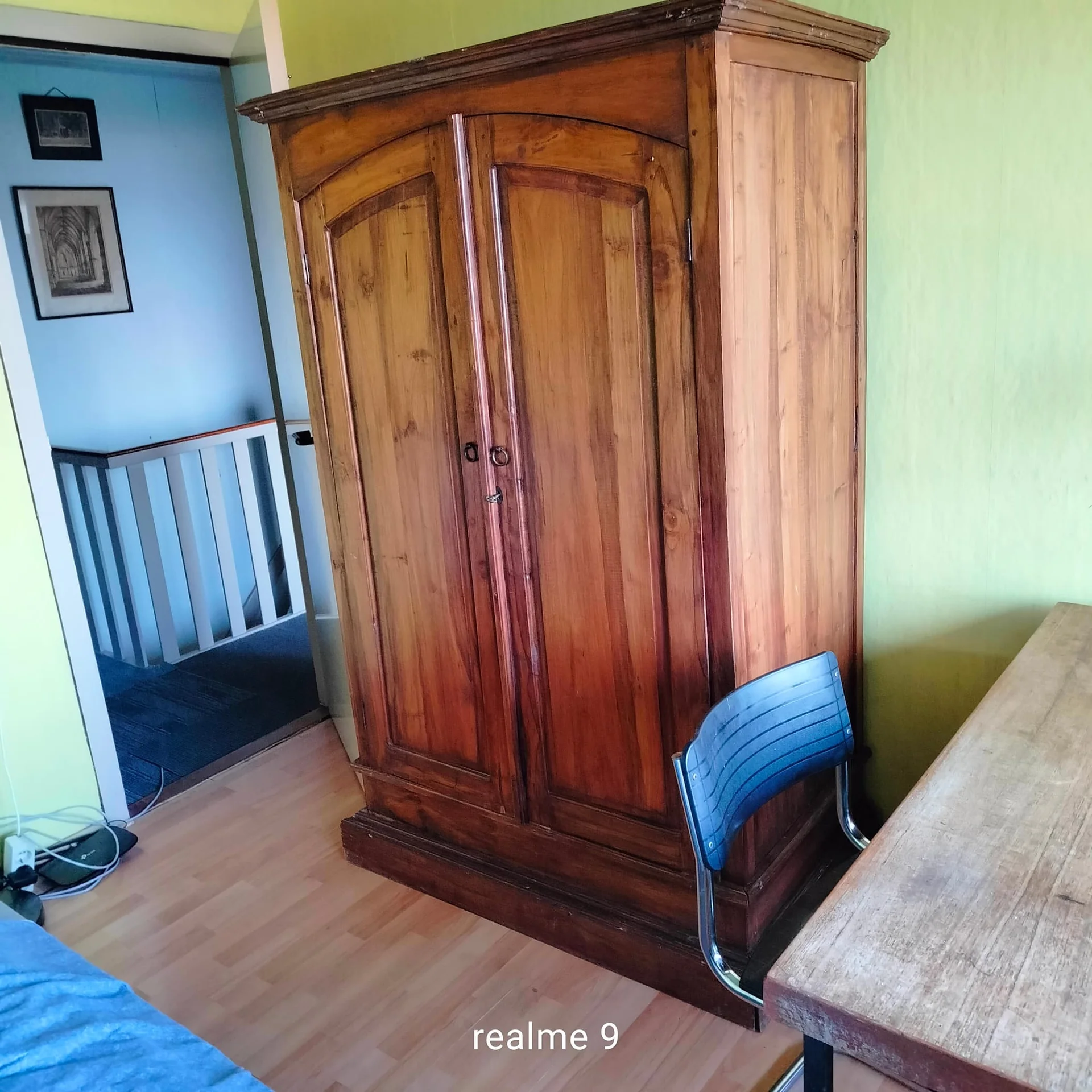 geblurde versie van de foto als achtergrond