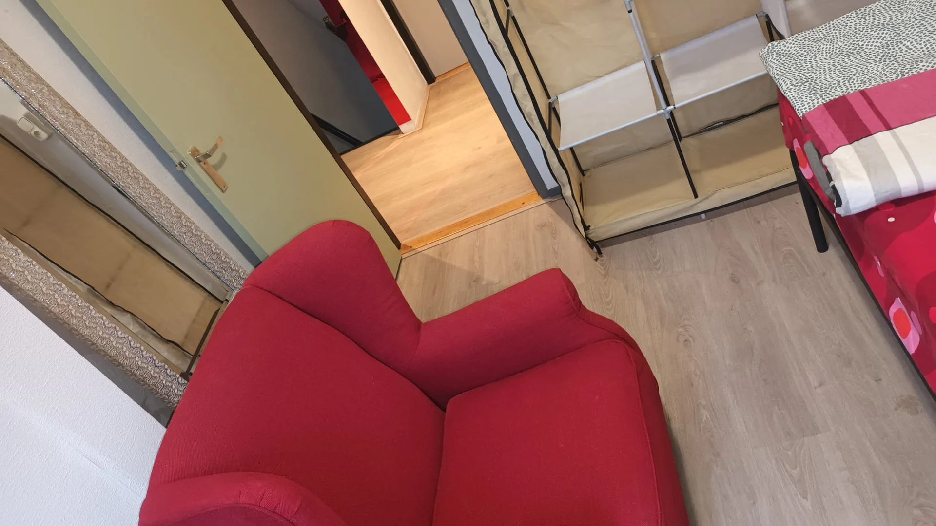 geblurde versie van de foto als achtergrond