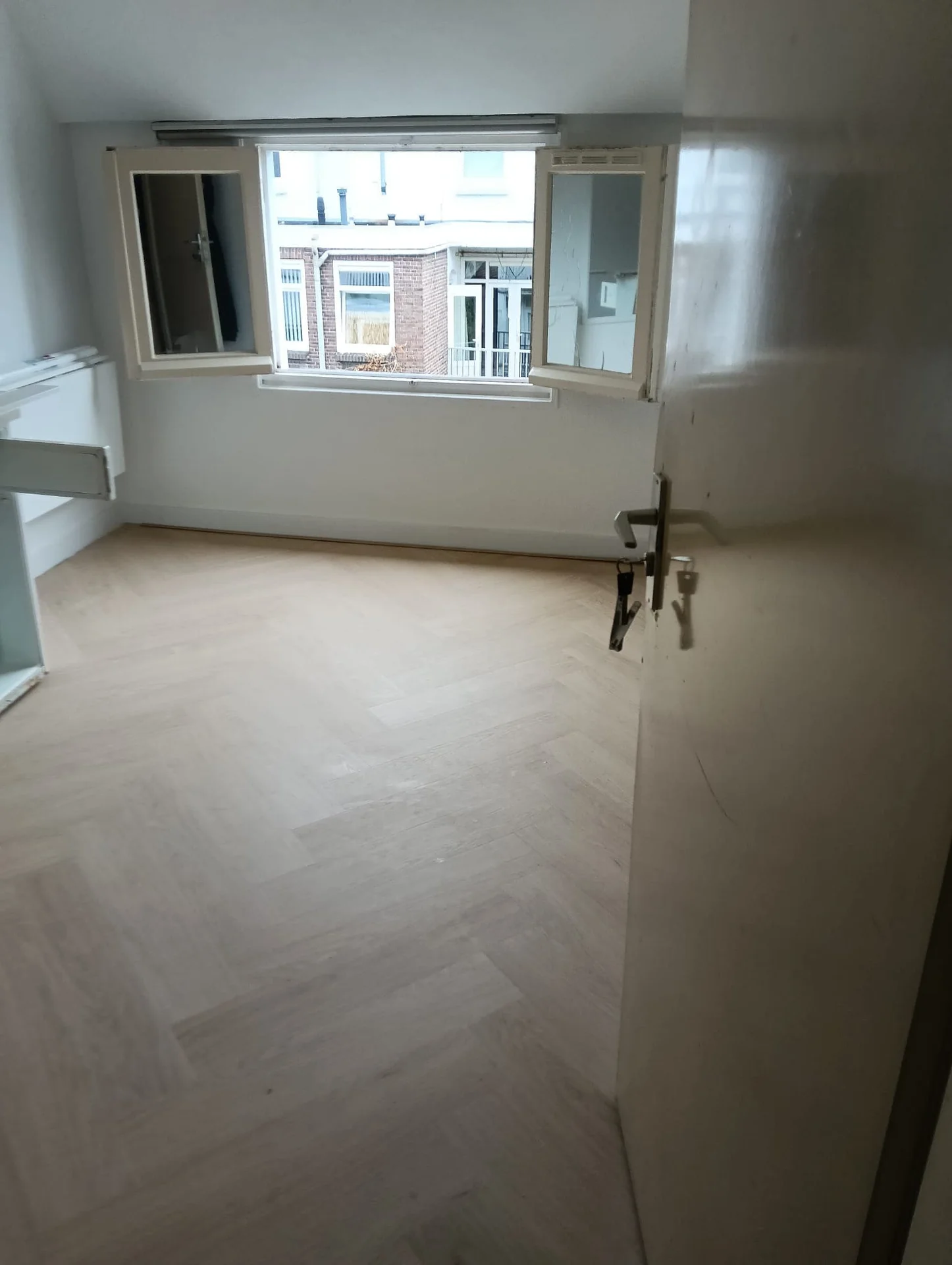 geblurde versie van de foto als achtergrond
