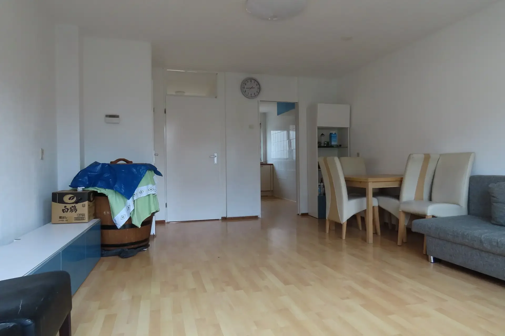 geblurde versie van de foto als achtergrond