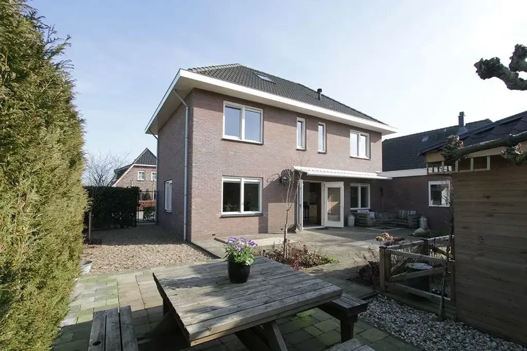 geblurde versie van de foto als achtergrond