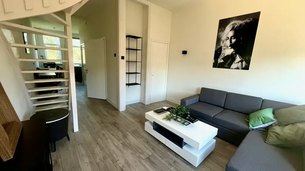 geblurde versie van de foto als achtergrond