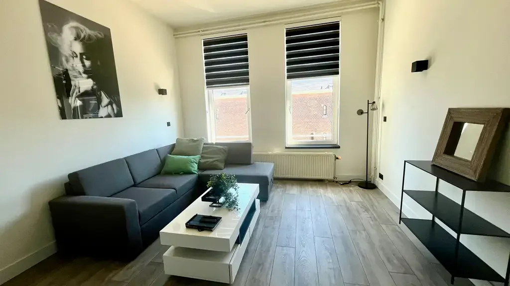 geblurde versie van de foto als achtergrond