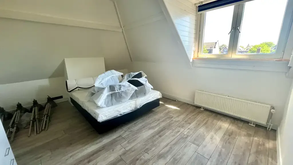geblurde versie van de foto als achtergrond