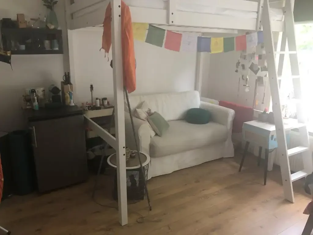 geblurde versie van de foto als achtergrond
