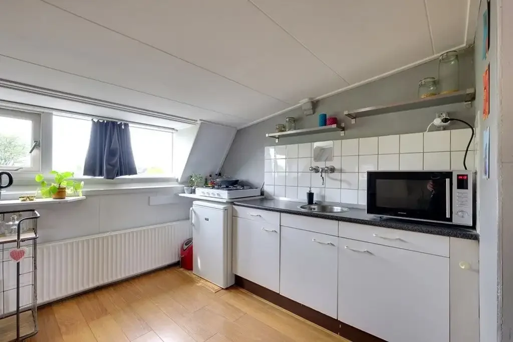 geblurde versie van de foto als achtergrond