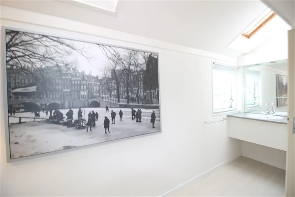 geblurde versie van de foto als achtergrond