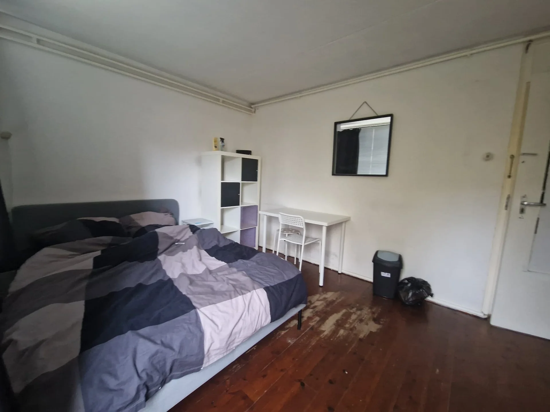 geblurde versie van de foto als achtergrond