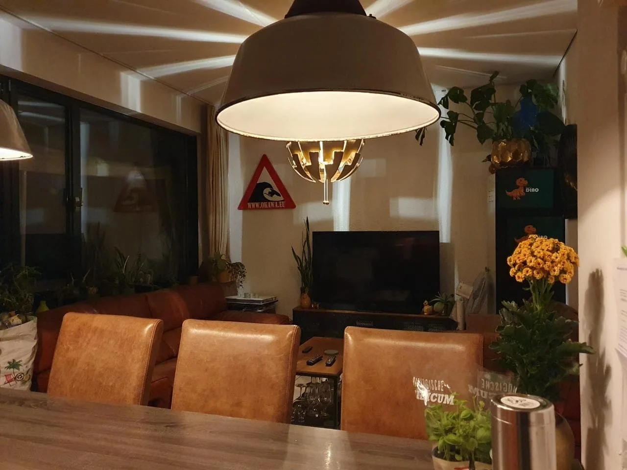 geblurde versie van de foto als achtergrond