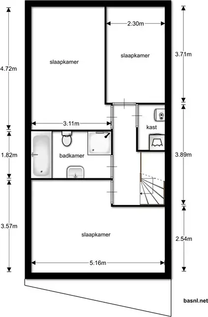 Foto van de Appartement gelegen aan de Kortrijk in Amsterdam