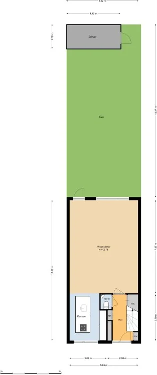 Foto van de Appartement gelegen aan de Hazerswoudestraat in Zoetermeer