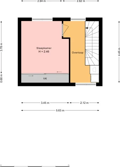 Foto van de Appartement gelegen aan de Hazerswoudestraat in Zoetermeer